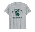 Michigan State Msu Spartans Arched Grandpa T-Shirt - Novelty Apparel Unisex - T-Shirt, Sweatshirt, Hoodie