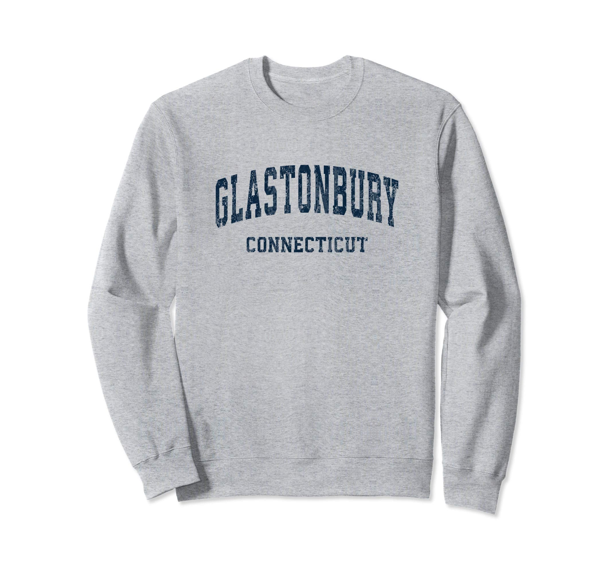 Glastonbury Connecticut Ct Varsity Sweatshirt - Graphic Print Men Women - T-Shirt, Sweatshirt, Hoodie