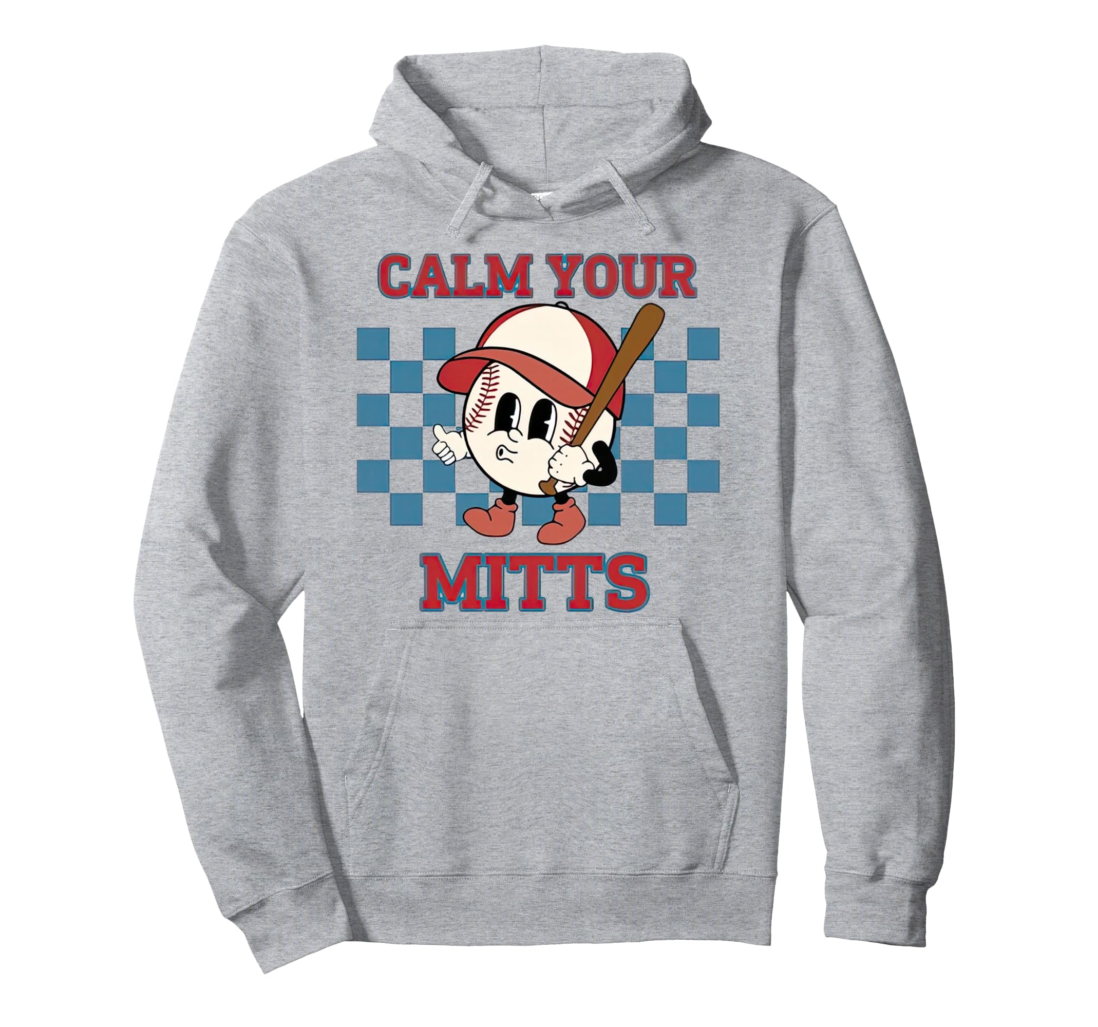Baseball Game Calm Your Mitts Sports Mom Hoodie - Graphic Print Unisex - T-Shirt, Sweatshirt, Hoodie
