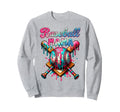 Baseball Mom Game Day Vibes Ice Sweatshirt - Streetwear Style Men Women - T-Shirt, Sweatshirt, Hoodie