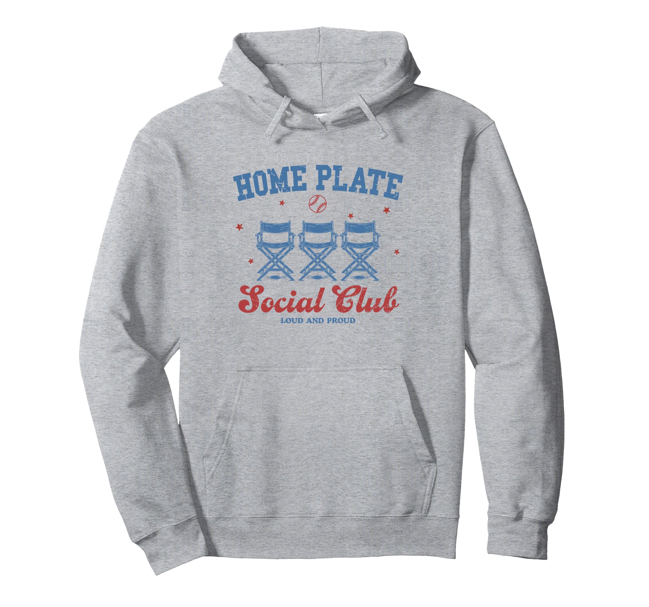 Trendy Home Plate Social Club American Hoodie - Graphic Print Men Women - T-Shirt, Sweatshirt, Hoodie