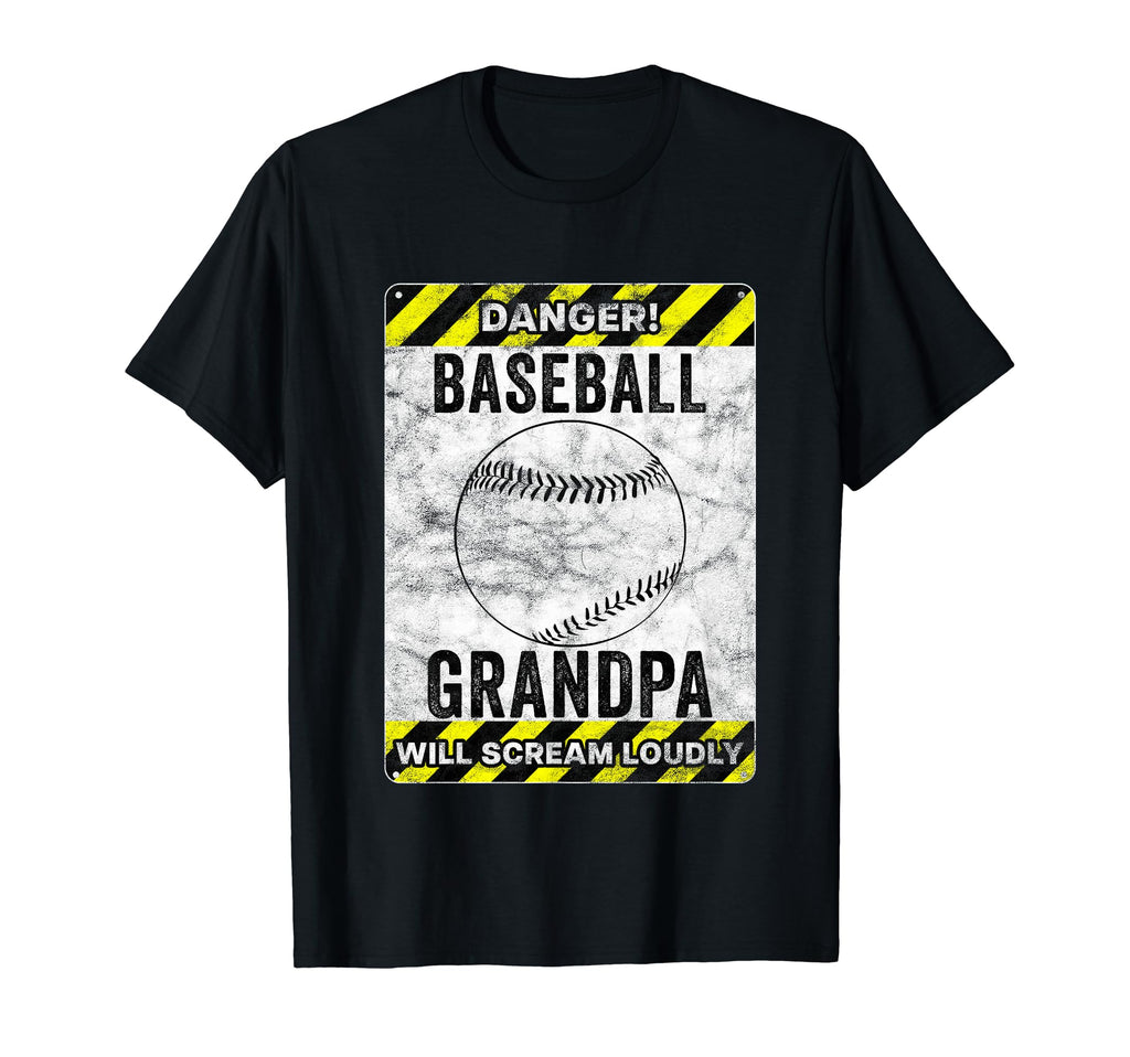 Funny Baseball Grandpa Sign Baseball T-Shirt - Minimalist Print Unisex - T-Shirt, Sweatshirt, Hoodie