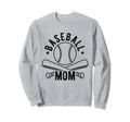 Baseball Mom Mothers Day Homerun Sweatshirt - Casual Everyday Wear Unisex - T-Shirt, Sweatshirt, Hoodie