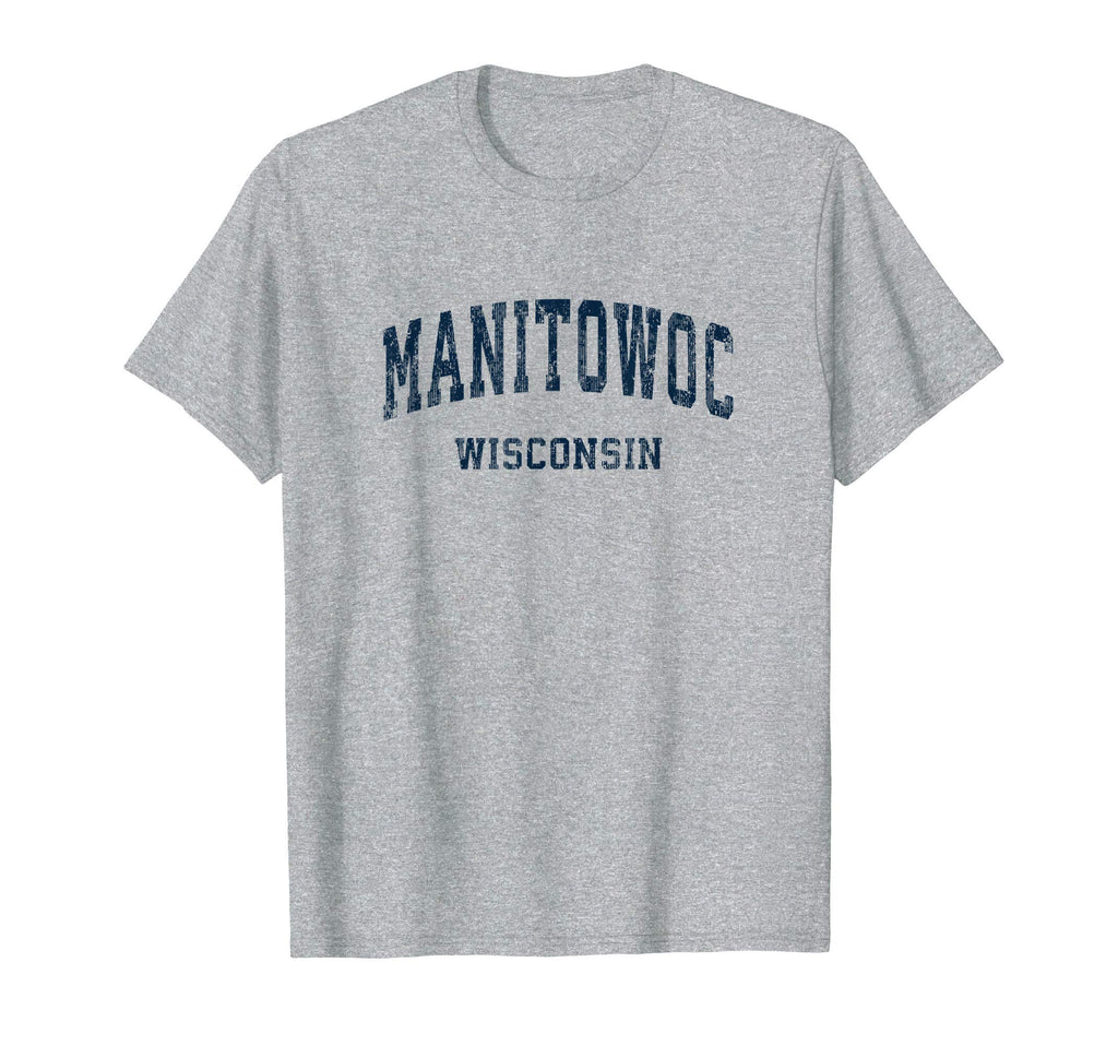 Manitowoc Wisconsin Wi Varsity T-Shirt - Casual Everyday Wear Unisex - T-Shirt, Sweatshirt, Hoodie