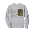 Photography Old Camera Sweatshirt - Aesthetic Graphic for Adults - T-Shirt, Sweatshirt, Hoodie