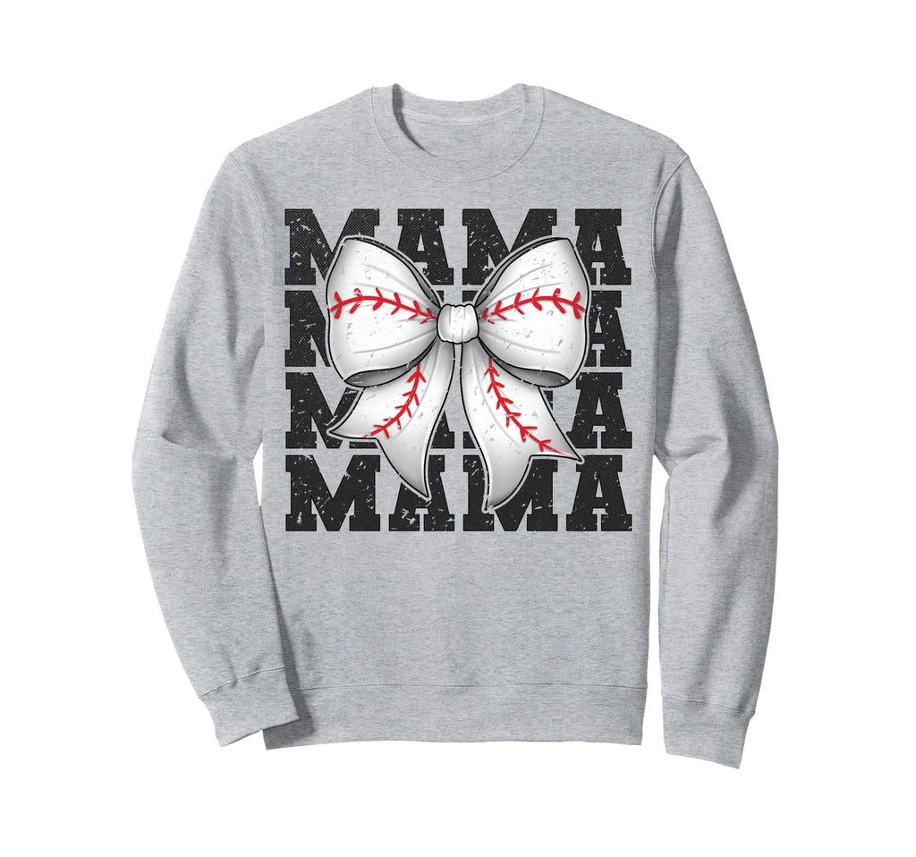 Baseball Mama Sweatshirt - Fun Novelty Design Men Women - T-Shirt, Sweatshirt, Hoodie