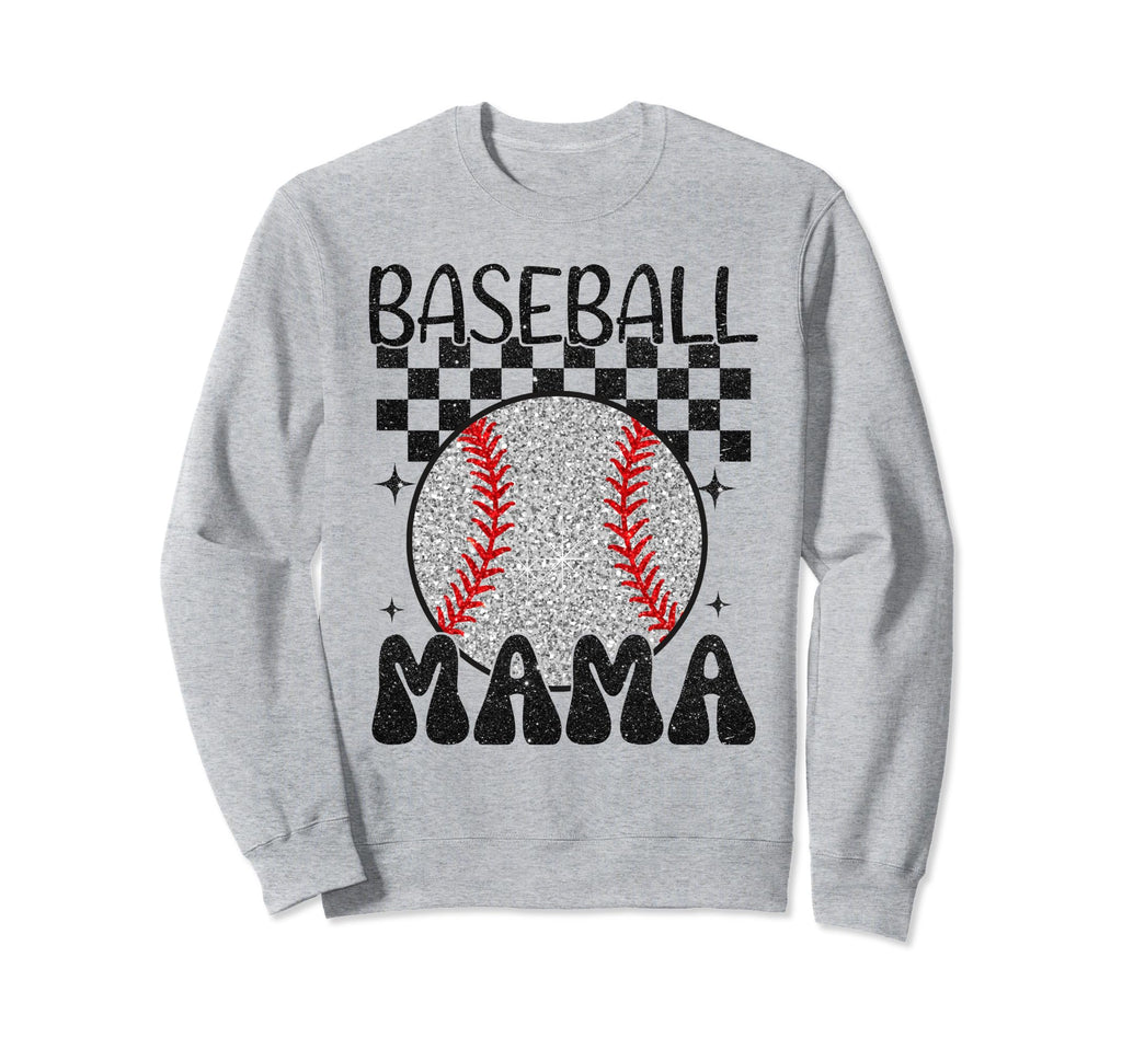 Baseball Mama Mothers Day Baseball Sweatshirt - Trendy Graphic Men Women - T-Shirt, Sweatshirt, Hoodie