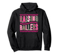 Raising Ballers Baseball Mom Funny Hoodie - Aesthetic Graphic Unisex - T-Shirt, Sweatshirt, Hoodie