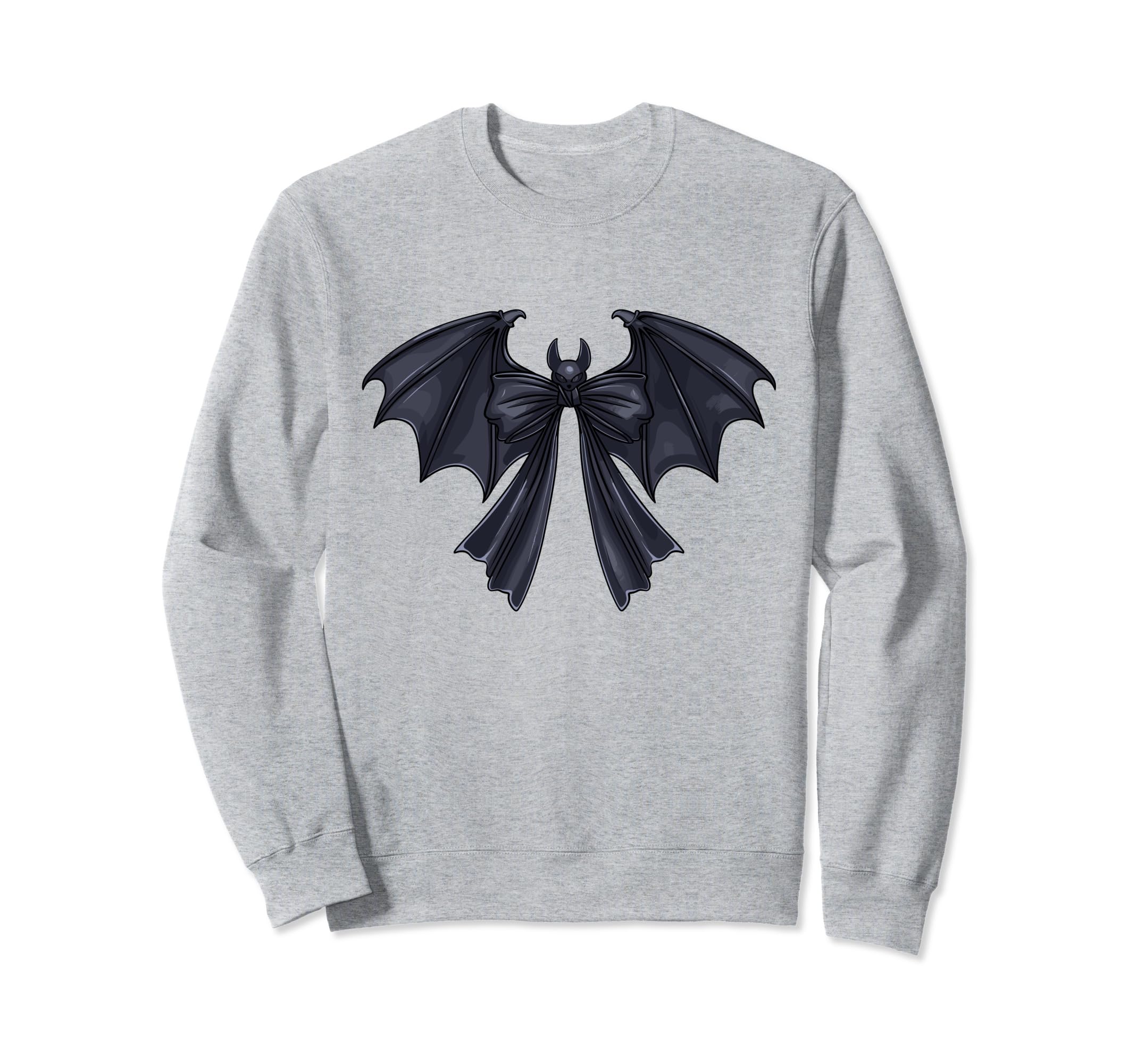 Coquette Bow Bat Halloween Bow Sweatshirt - Novelty Apparel Unisex - T-Shirt, Sweatshirt, Hoodie