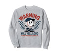 Baseball Warning Will Yell Loud Sweatshirt - Graphic Print for Adults - T-Shirt, Sweatshirt, Hoodie