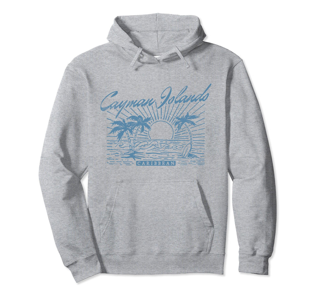 Cayman Islands Distressed Beach Hoodie - Unique Graphic Men Women - T-Shirt, Sweatshirt, Hoodie