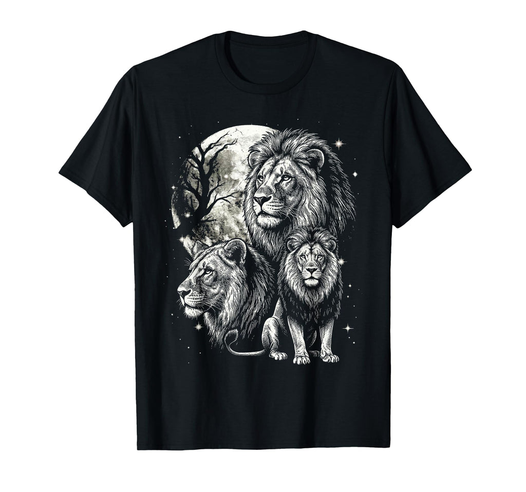 Lion 90S Aesthetic Y2K Lion T-Shirt - Unique Graphic Unisex - T-Shirt, Sweatshirt, Hoodie