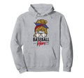 Baseball Fan Mom Mother Sun Glasses Hoodie - Custom Art Print for Adults - T-Shirt, Sweatshirt, Hoodie