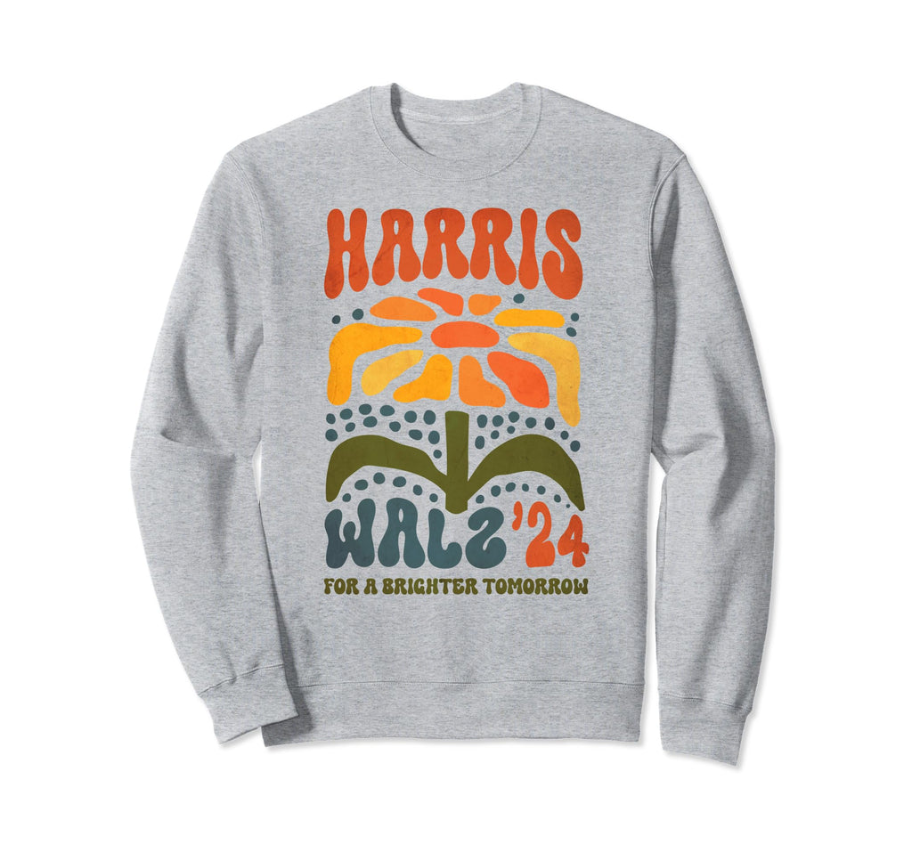 Harris Walz Waltz 2024 Boho Sweatshirt - Casual Everyday Wear for Adults - T-Shirt, Sweatshirt, Hoodie