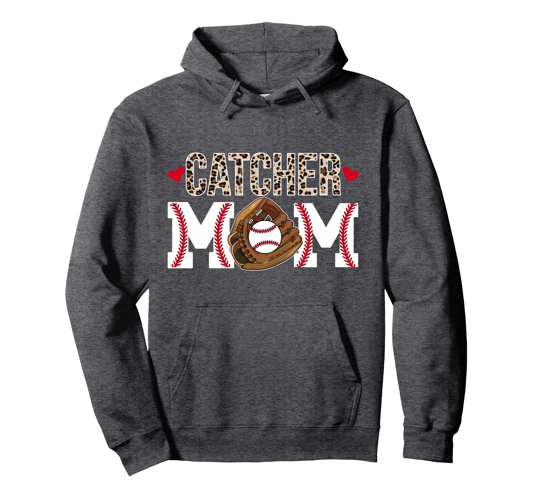 Catcher Mom Baseball Catcher Mom Hoodie - Trendy Graphic Men Women - T-Shirt, Sweatshirt, Hoodie