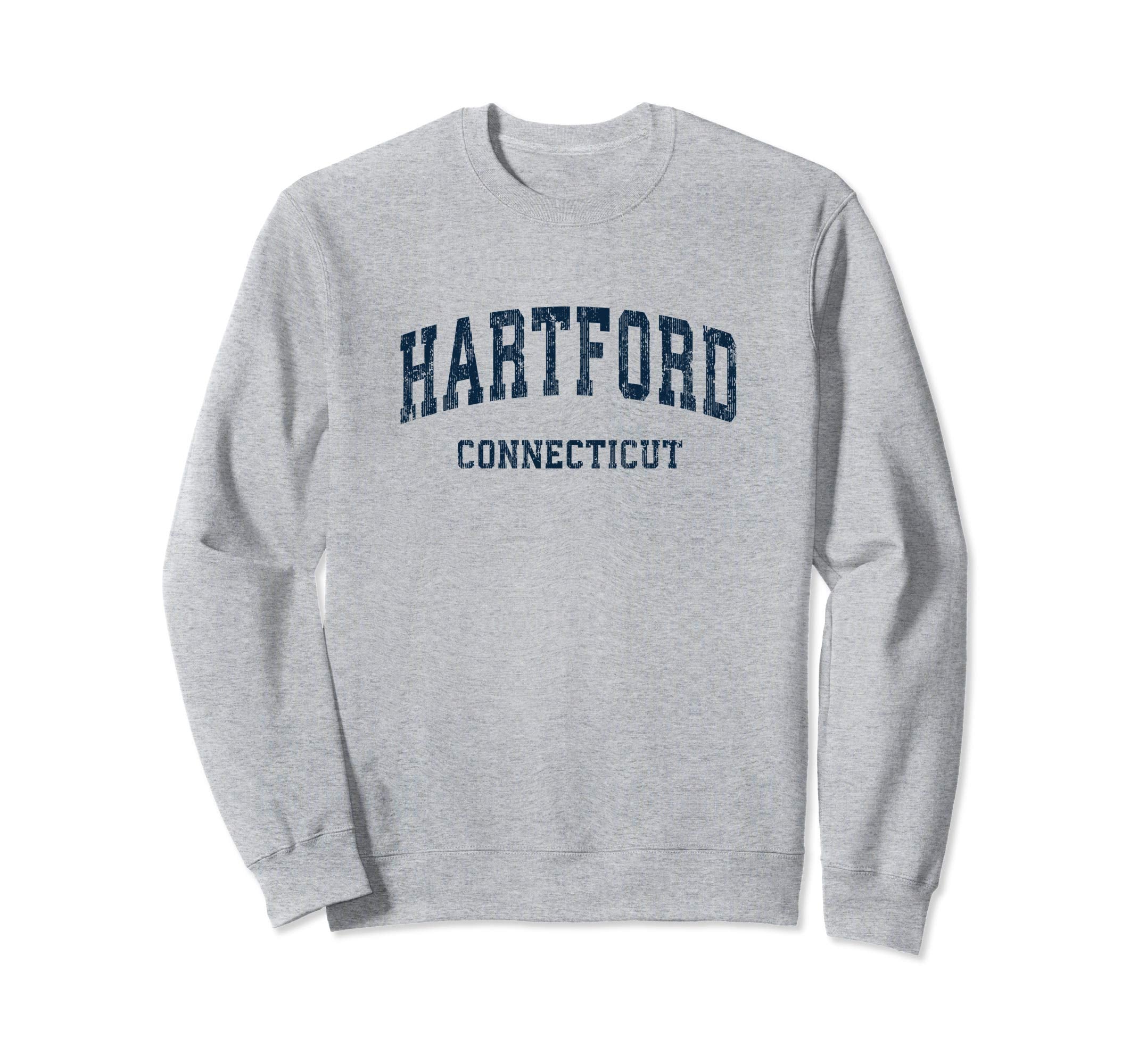 Hartford Connecticut Ct Varsity Sweatshirt - Custom Art Print for Adults - T-Shirt, Sweatshirt, Hoodie