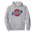 Gasoline Gas Logo Fun Distressed Hoodie - Minimalist Print Men Women - T-Shirt, Sweatshirt, Hoodie