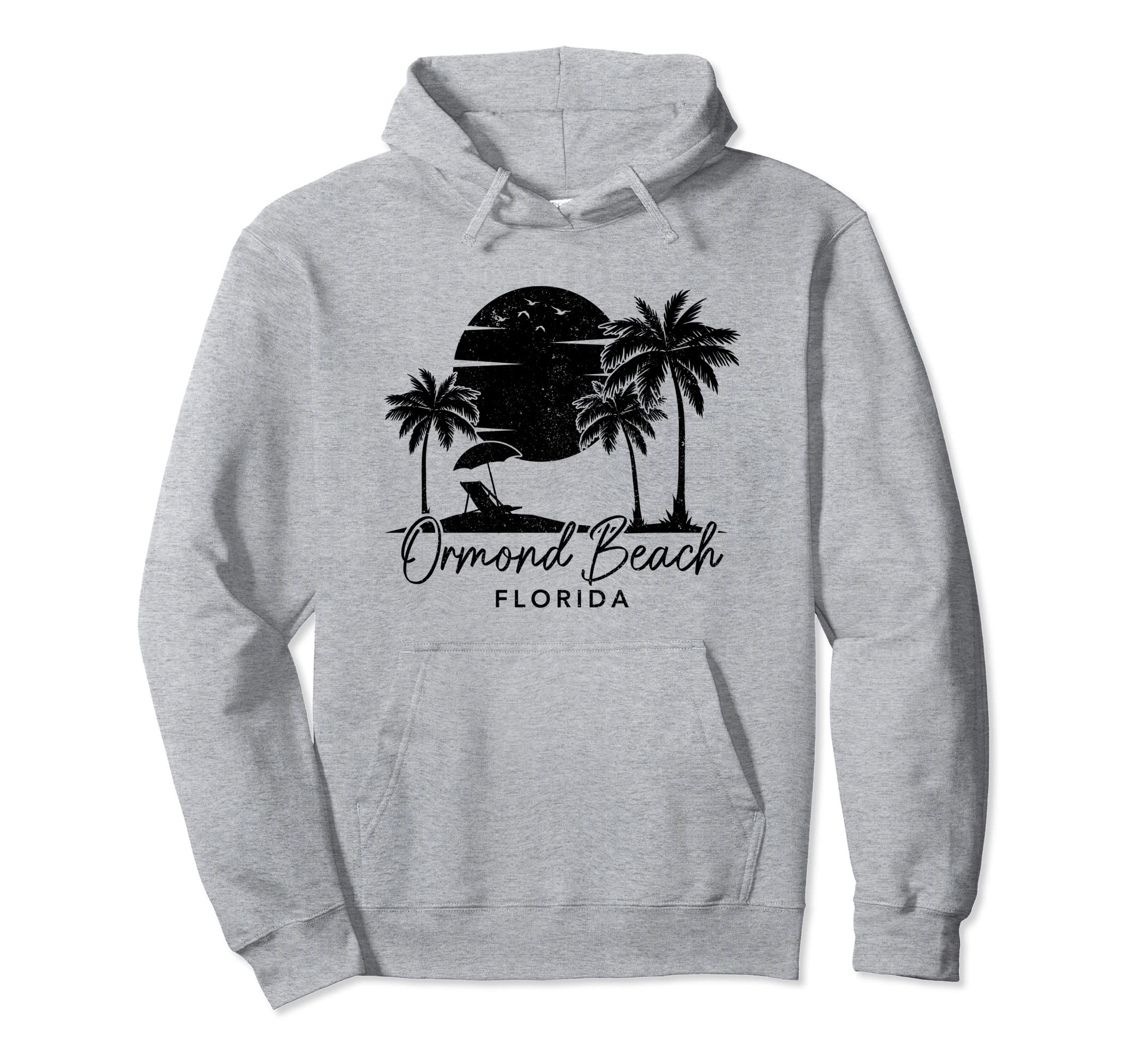 Ormond Beach Florida Fl Surf Sunset Surfer Hoodie - Graphic Print Unisex - T-Shirt, Sweatshirt, Hoodie