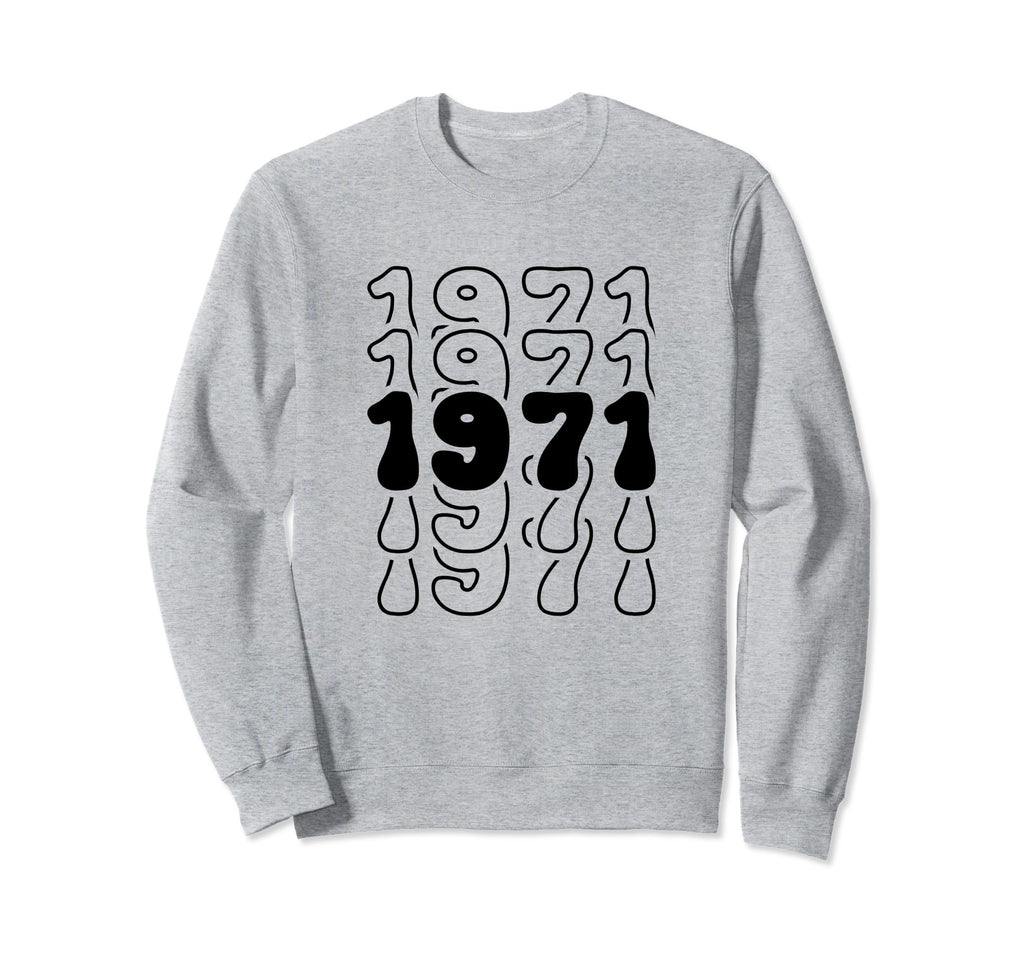 53 Year Old Groovy 53Rd Birthday Sweatshirt - Minimalist Print Men Women - T-Shirt, Sweatshirt, Hoodie