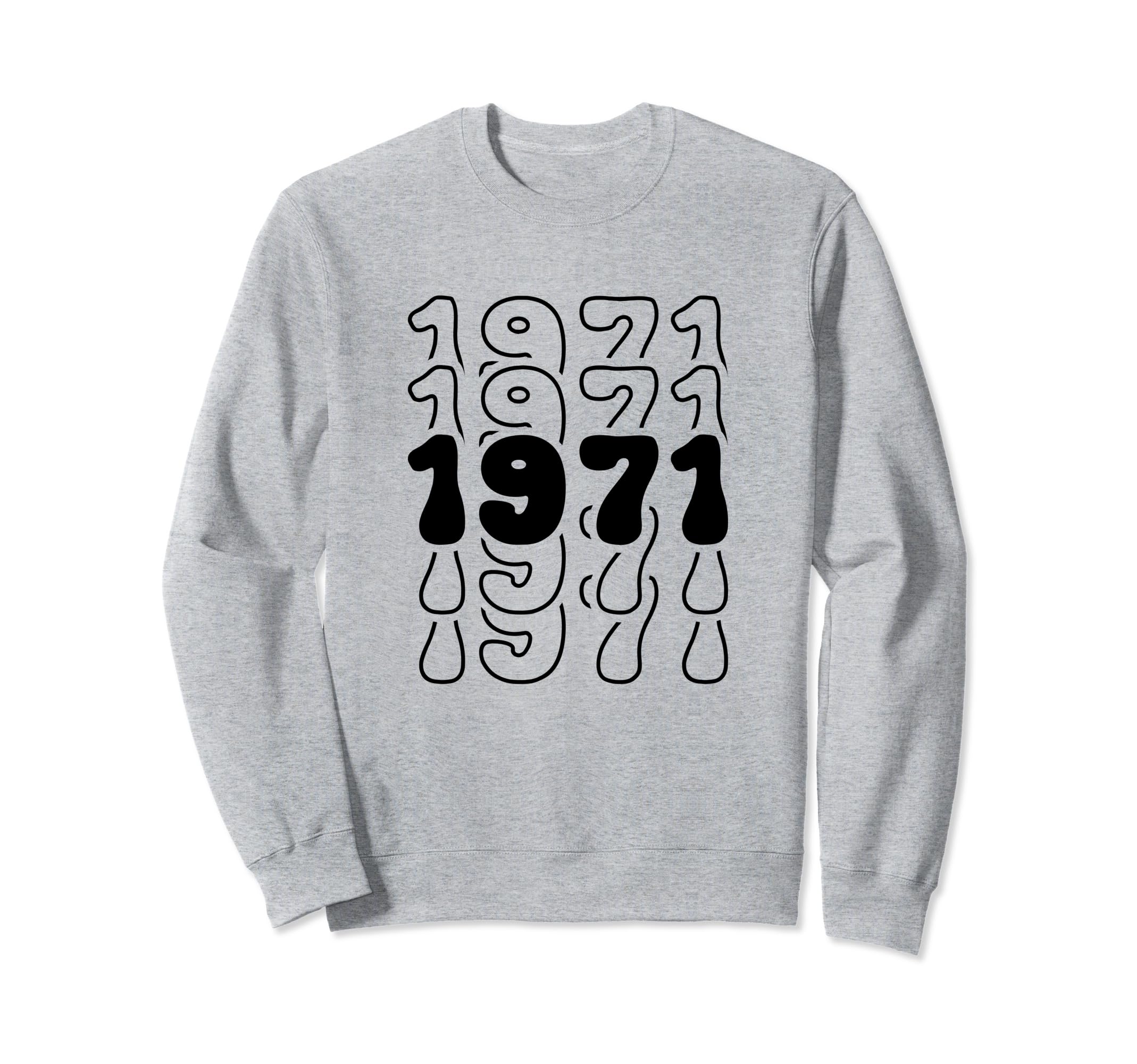 53 Year Old Groovy 53Rd Birthday Sweatshirt - Minimalist Print Men Women - T-Shirt, Sweatshirt, Hoodie