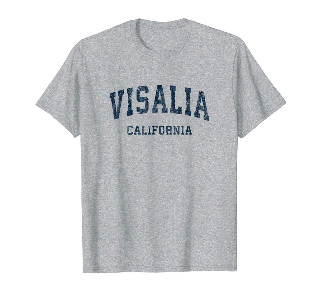 Visalia California Ca Varsity T-Shirt - Fun Novelty Design for Adults - T-Shirt, Sweatshirt, Hoodie