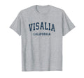 Visalia California Ca Varsity T-Shirt - Fun Novelty Design for Adults - T-Shirt, Sweatshirt, Hoodie