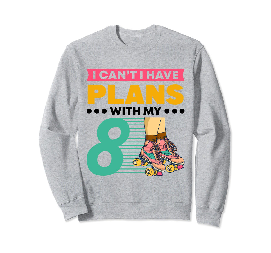 80S Party Roller Skating Rollerskate Sweatshirt - Fun Novelty Design Unisex - T-Shirt, Sweatshirt, Hoodie