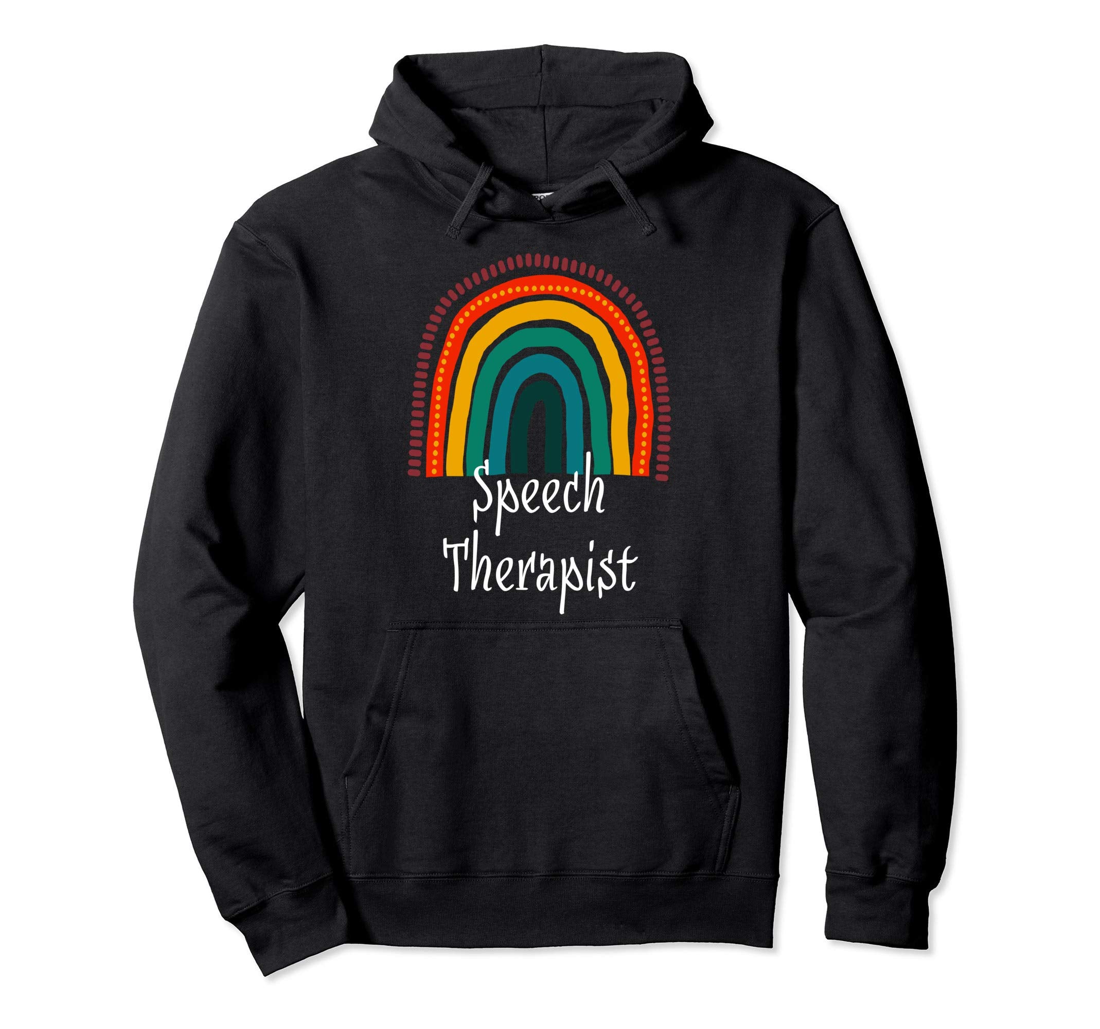Colorful Colors Boho Rainbow Art Speech Hoodie - Trendy Graphic Men Women - T-Shirt, Sweatshirt, Hoodie