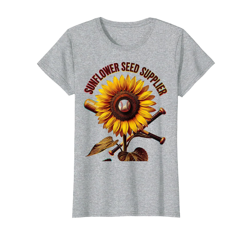 Sunflower Seed Supplier Baseball Mom T-Shirt - Trendy Graphic for Adults - T-Shirt, Sweatshirt, Hoodie