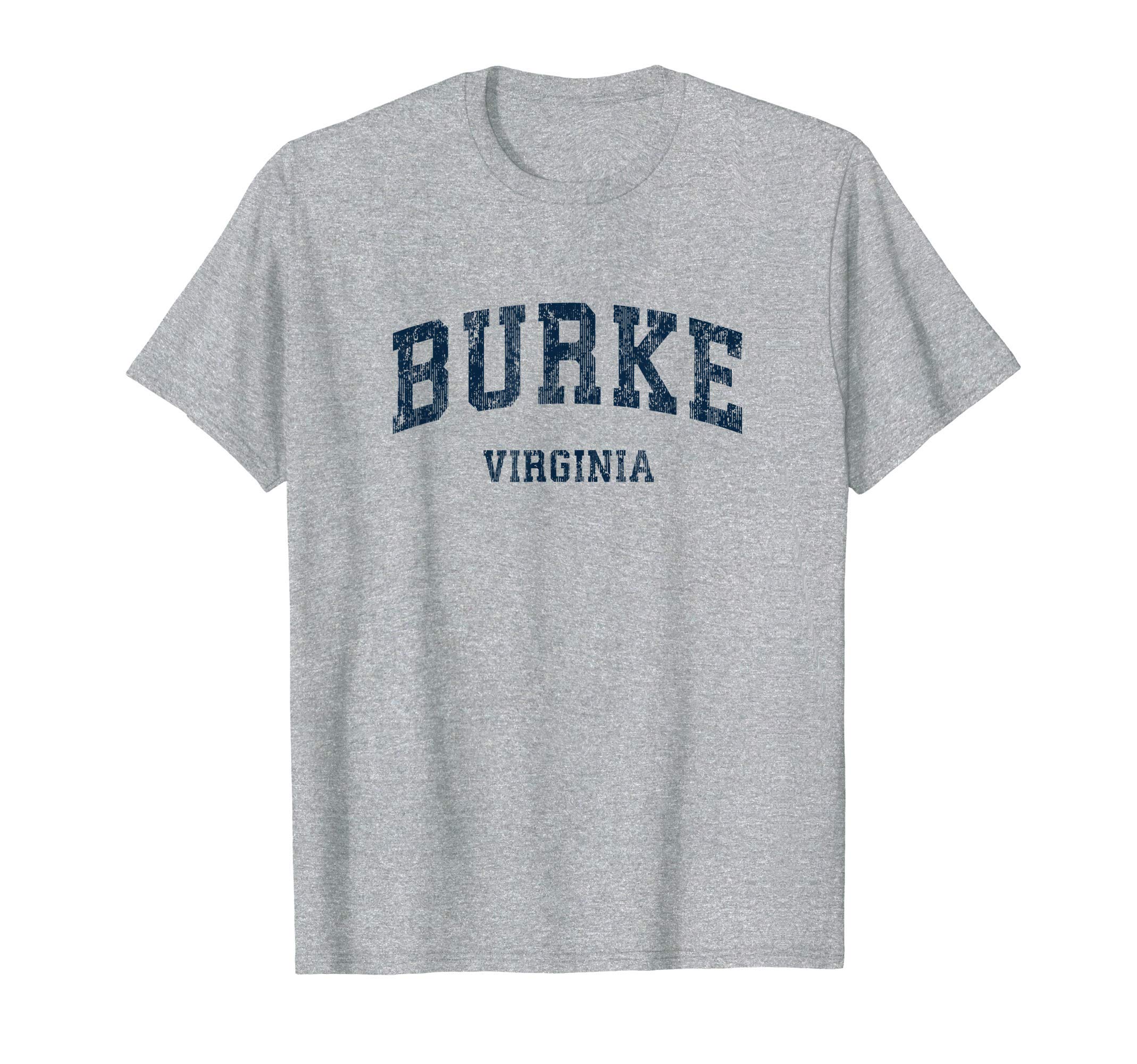 Burke Virginia Va Varsity Sports Navy T-Shirt - Unique Graphic for Adults - T-Shirt, Sweatshirt, Hoodie