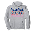 Baseball Mama Mom Leopard Mothers Day Hoodie - Graphic Print Unisex - T-Shirt, Sweatshirt, Hoodie