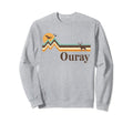 Ouray Colorado 70S 80S Distressed Sweatshirt - Aesthetic Graphic for Adults - T-Shirt, Sweatshirt, Hoodie