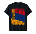 Armenia Flag Flag Distressed Armenia T-Shirt - Aesthetic Graphic for Adults - T-Shirt, Sweatshirt, Hoodie