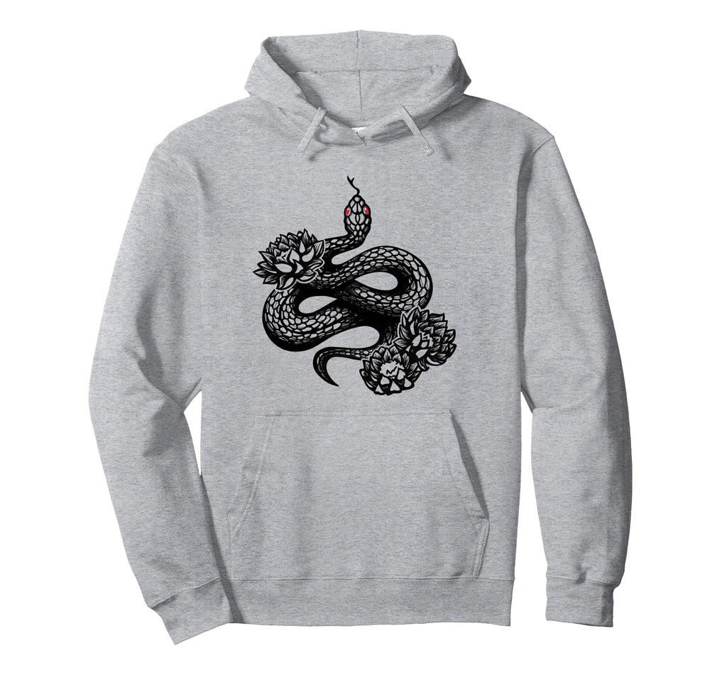 Water Lily Snake Reptile Eboy Egirl Y2K Hoodie - Custom Art Print Unisex - T-Shirt, Sweatshirt, Hoodie