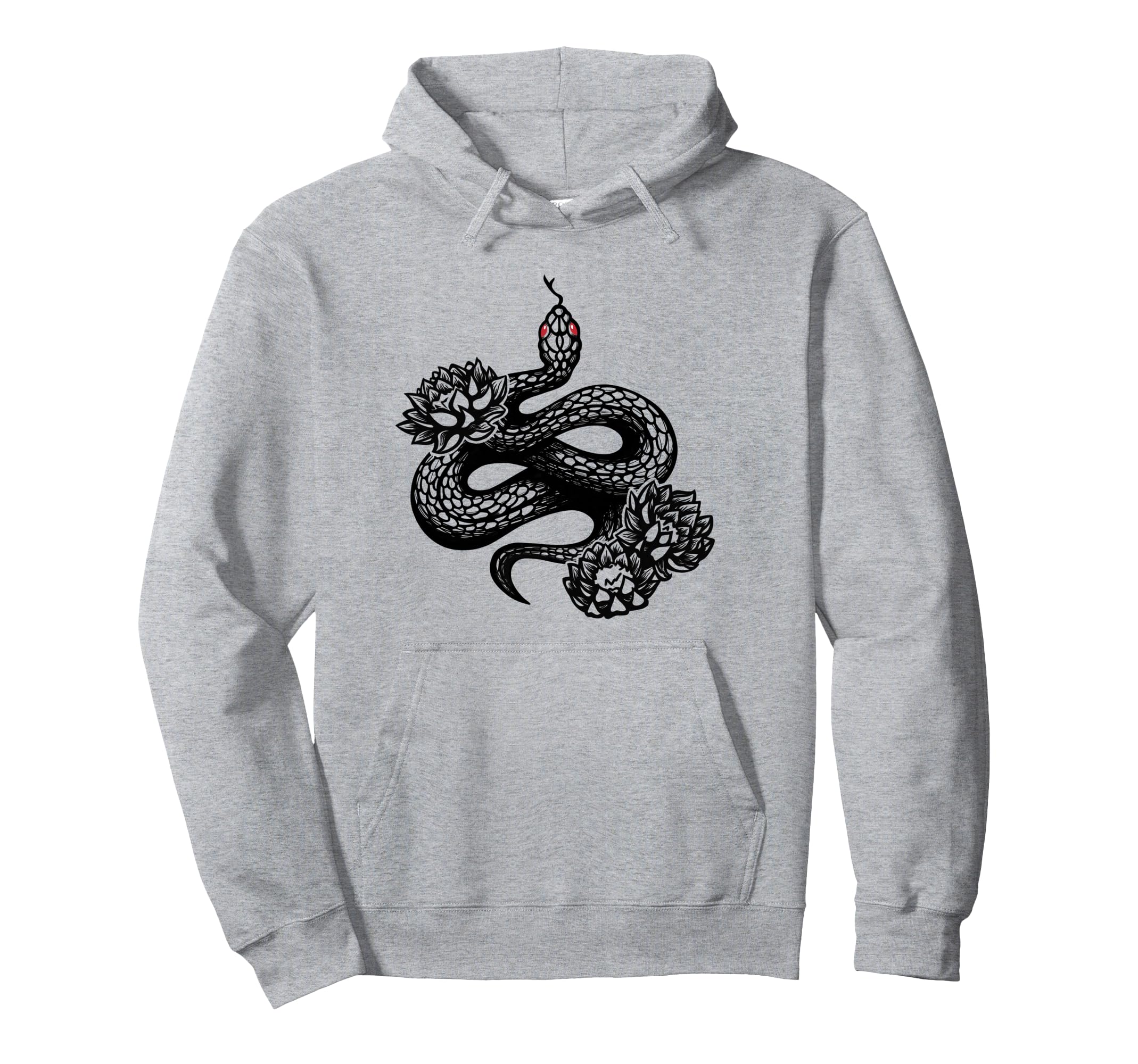 Water Lily Snake Reptile Eboy Egirl Y2K Hoodie - Custom Art Print Unisex - T-Shirt, Sweatshirt, Hoodie