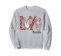 Baseball Mom Heart Love Baseball Sweatshirt - Novelty Apparel for Adults - T-Shirt, Sweatshirt, Hoodie