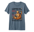 Mens Funny Gamer Dog Dad Arcade Fathers Day T-Shirt - Graphic Print Unisex - T-Shirt, Sweatshirt, Hoodie