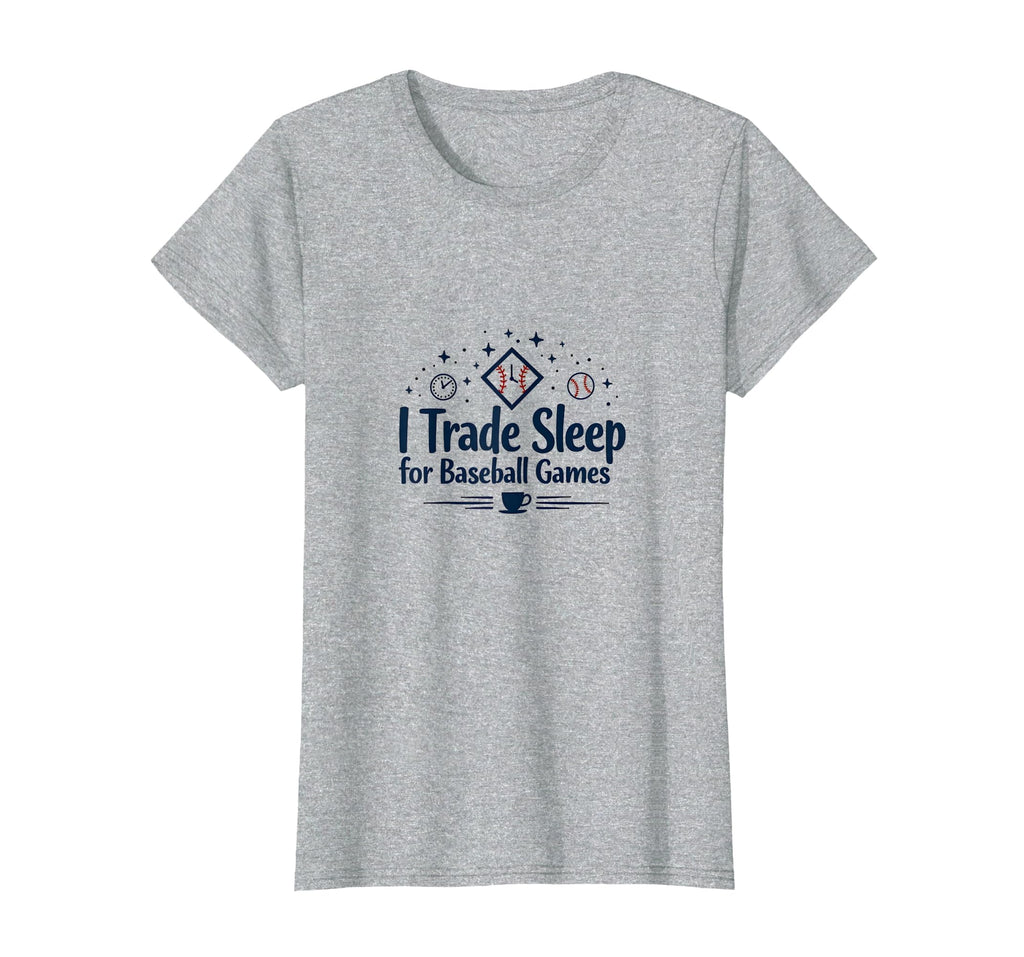 Mom I Trade Sleep Baseball Games Sweatshirt - Minimalist Print Men Women - T-Shirt, Sweatshirt, Hoodie