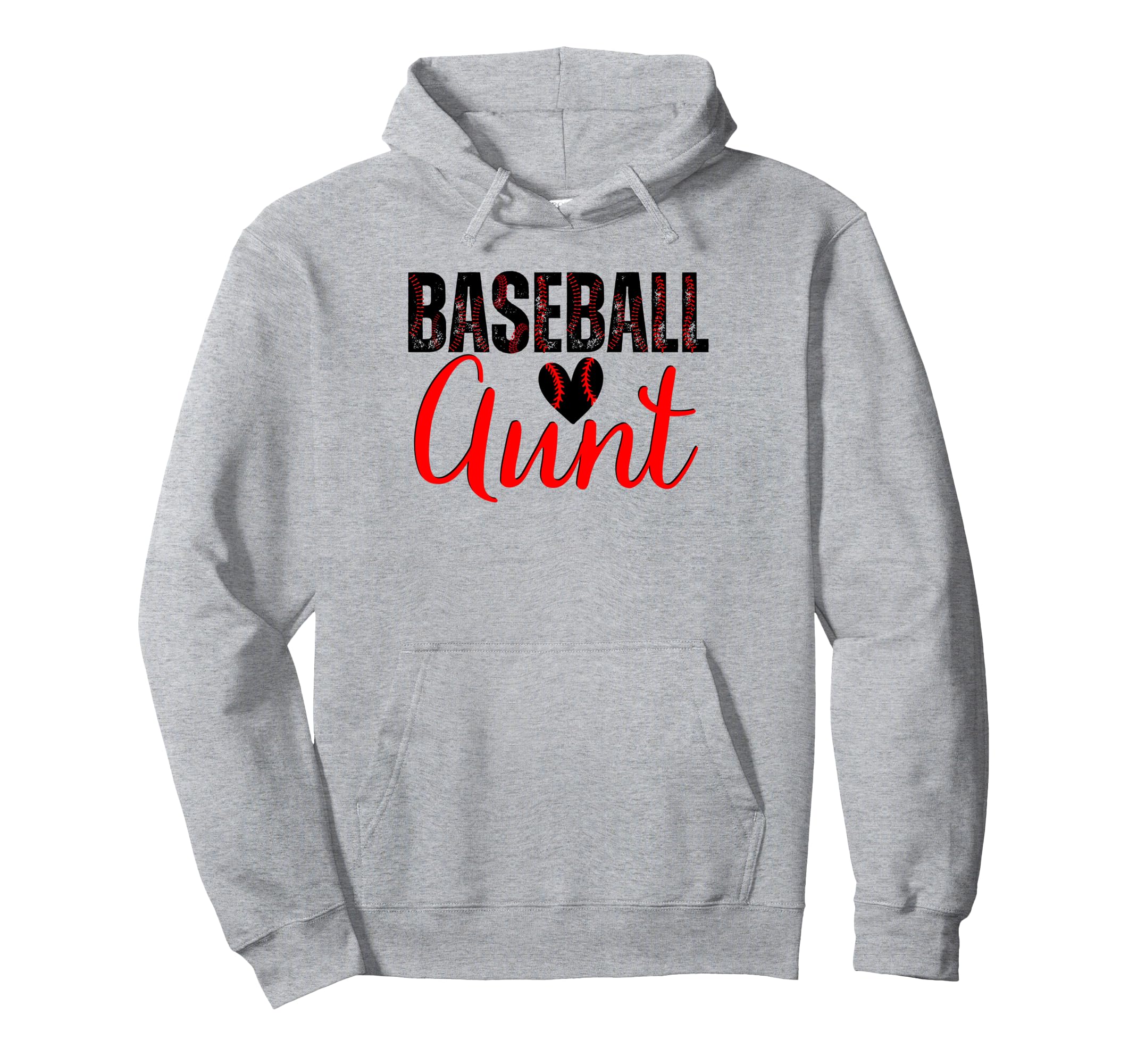 Baseball Aunt Family Matching Aunt Hoodie - Fun Novelty Design Men Women - T-Shirt, Sweatshirt, Hoodie