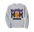 Basketball Mama Purple Game Day Sweatshirt - Casual Everyday Wear Unisex - T-Shirt, Sweatshirt, Hoodie