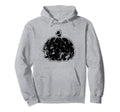 Distressed Halloween Pumpkin Hoodie - Custom Art Print Unisex - T-Shirt, Sweatshirt, Hoodie