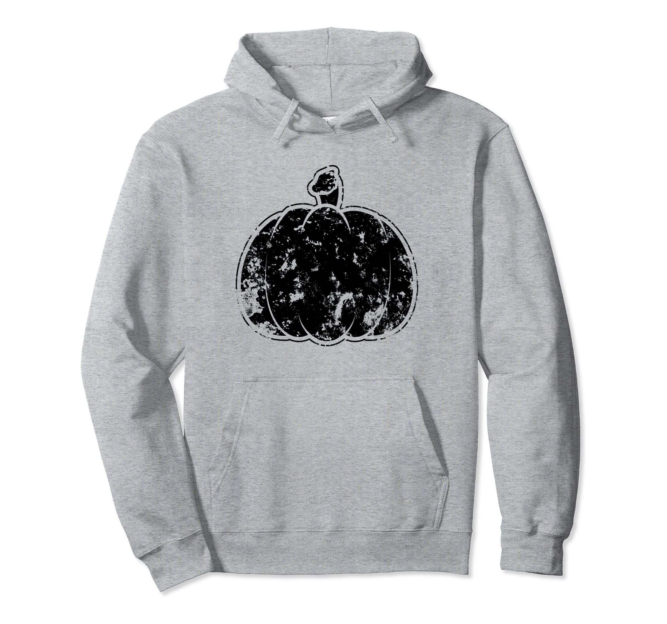 Distressed Halloween Pumpkin Hoodie - Custom Art Print Unisex - T-Shirt, Sweatshirt, Hoodie