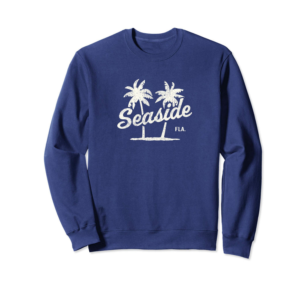 Seaside Florida 70S Palm Trees Sweatshirt - Graphic Print Unisex - T-Shirt, Sweatshirt, Hoodie