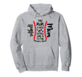 Mom Life Softball Baseball Mom Love Hoodie - Fun Novelty Design Men Women - T-Shirt, Sweatshirt, Hoodie