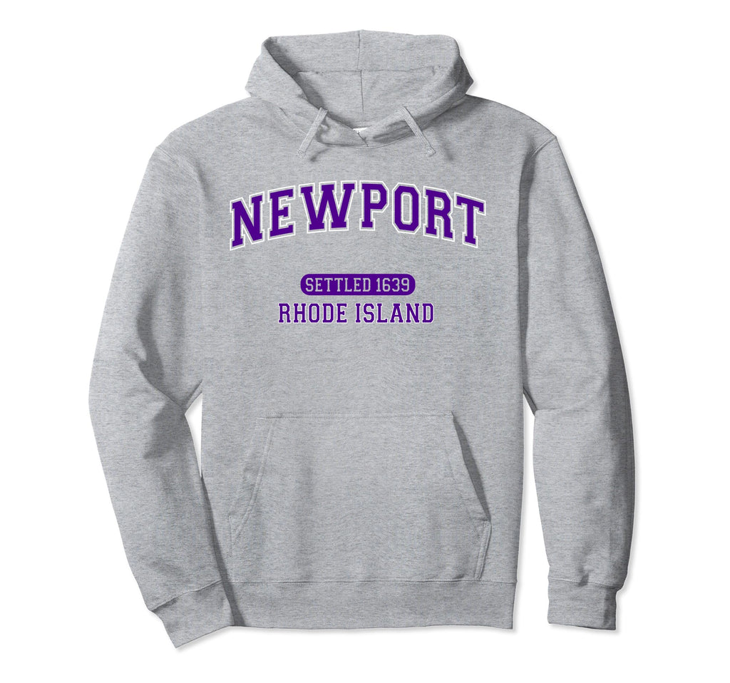 Newport Rhode Island Sports Varsity Hoodie - Unique Graphic Men Women - T-Shirt, Sweatshirt, Hoodie