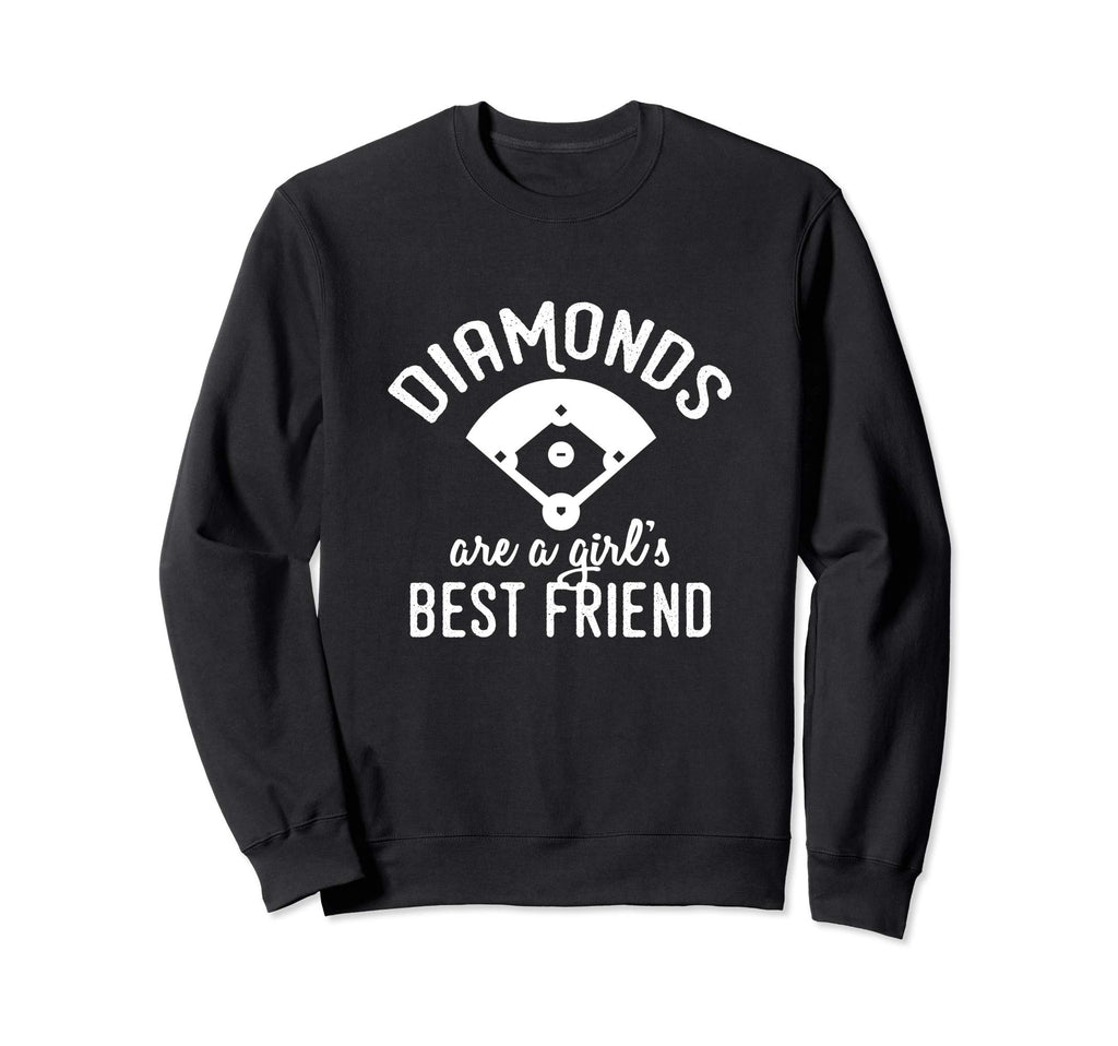 Diamonds Are Best Friend Baseball Sweatshirt - Custom Art Print for Adults - T-Shirt, Sweatshirt, Hoodie