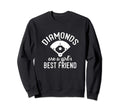 Diamonds Are Best Friend Baseball Sweatshirt - Custom Art Print for Adults - T-Shirt, Sweatshirt, Hoodie