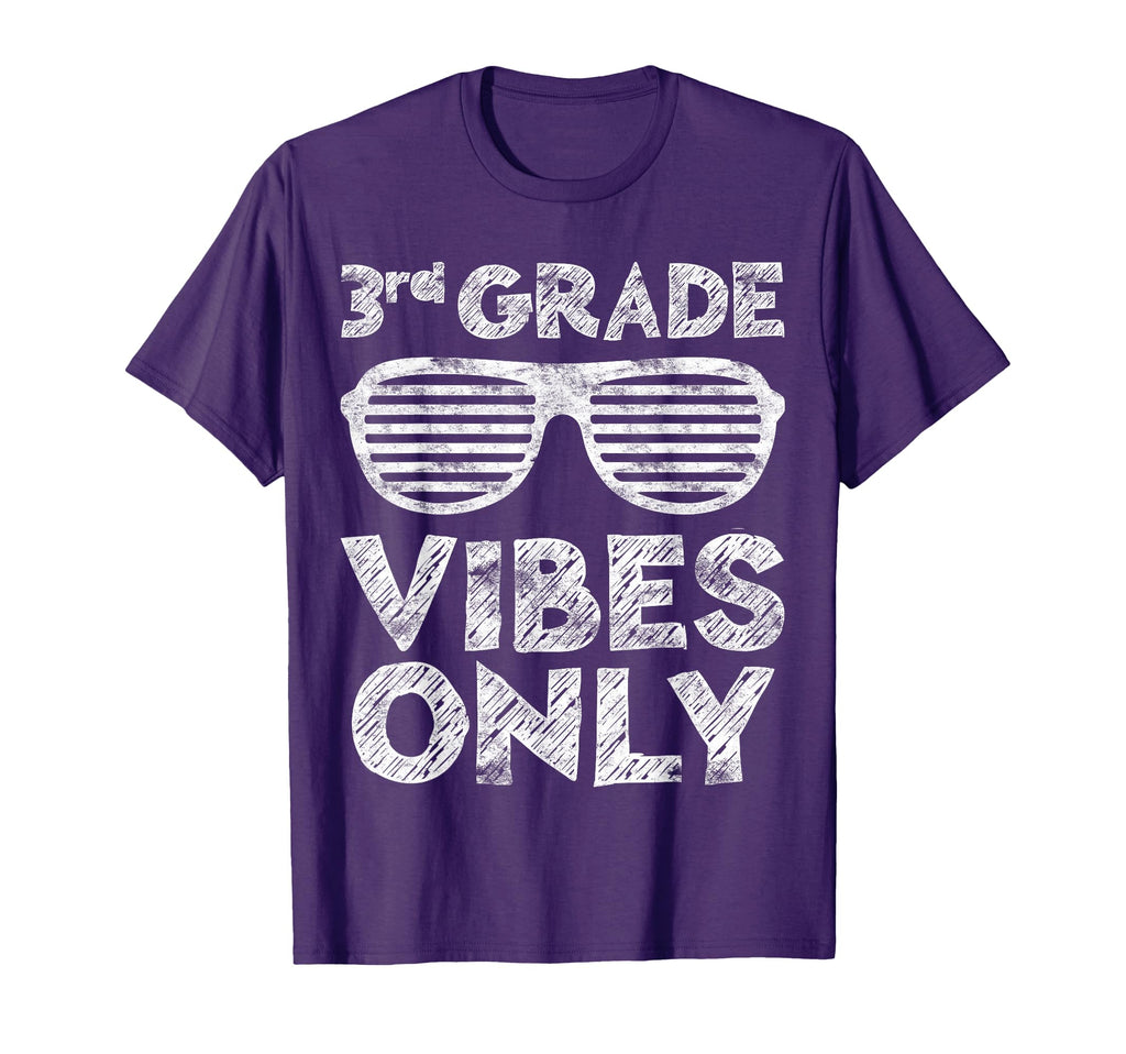 3Rd Grade Vibes Only Third Grade T-Shirt - Casual Everyday Wear Men Women - T-Shirt, Sweatshirt, Hoodie