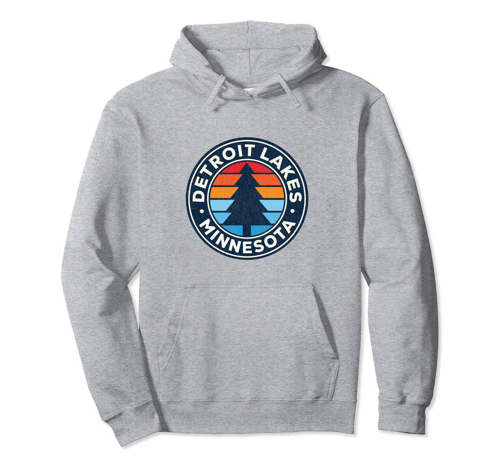Detroit Lakes Minnesota Mn 70S Hoodie - Graphic Print Men Women - T-Shirt, Sweatshirt, Hoodie