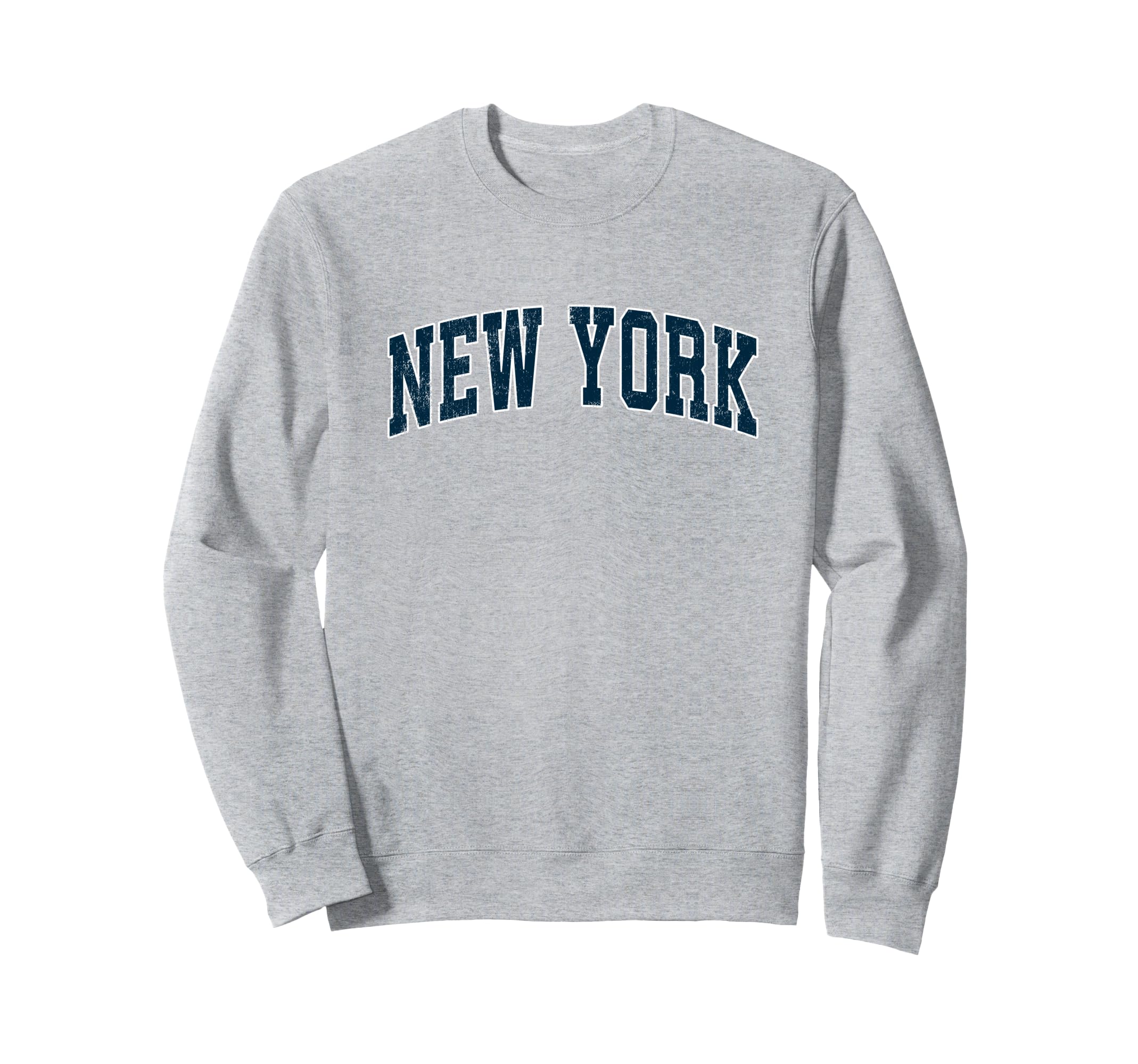 New York Varsity Sports Navy Text Sweatshirt - Streetwear Style Men Women - T-Shirt, Sweatshirt, Hoodie